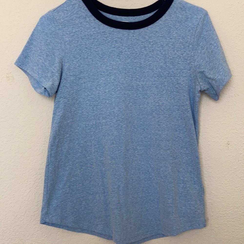 Blue ringer tee